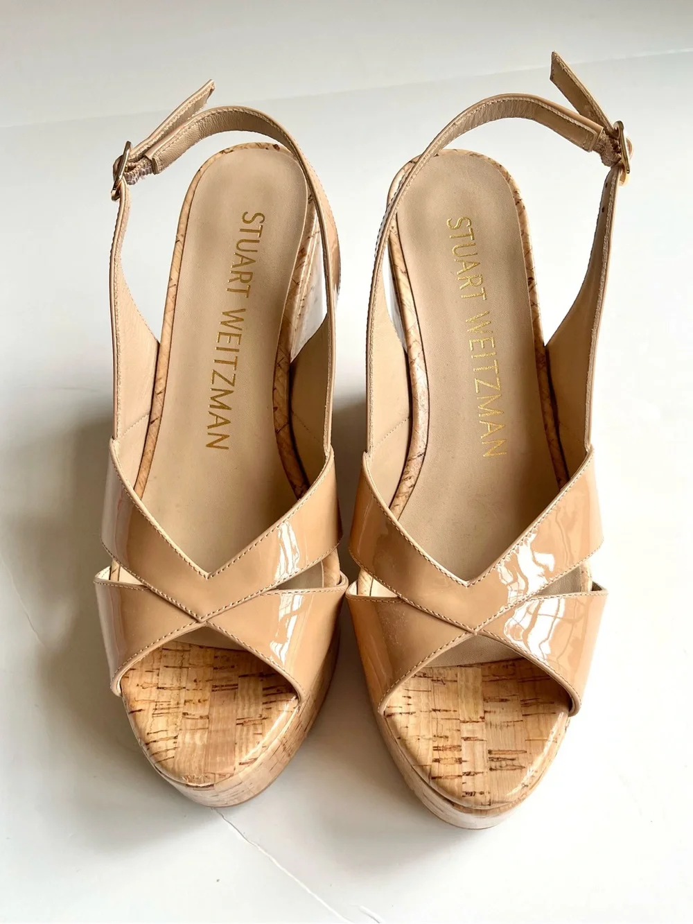 Stuart Weitzman Carmen Wedge Platform Sandals - Picture 7 of 12